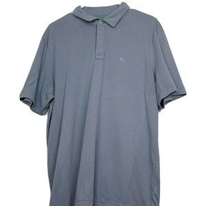 Tommy Bahama Gray Men's SZ:L Islandzone Polo Shirt